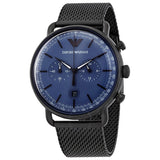 Emporio ARMANI Chronograph Quartz Blue Dial Men's Watch AR11201