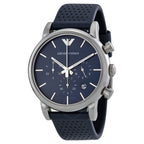 Emporio Armani Men’s Quartz Leather Strap Blue Dial 41mm Watch AR1736