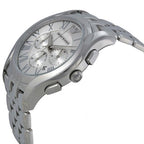 Emporio Armani Men’s Chronograph Stainless Steel Silver Dial 45mm Watch AR1702