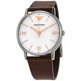 EMPORIO ARMANI Kappa Quartz White Dial Men's Watch AR11173