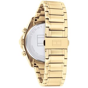 Tommy Hilfiger Men’s Quartz Gold Stainless Steel Blue Dial 44mm Watch 1791834