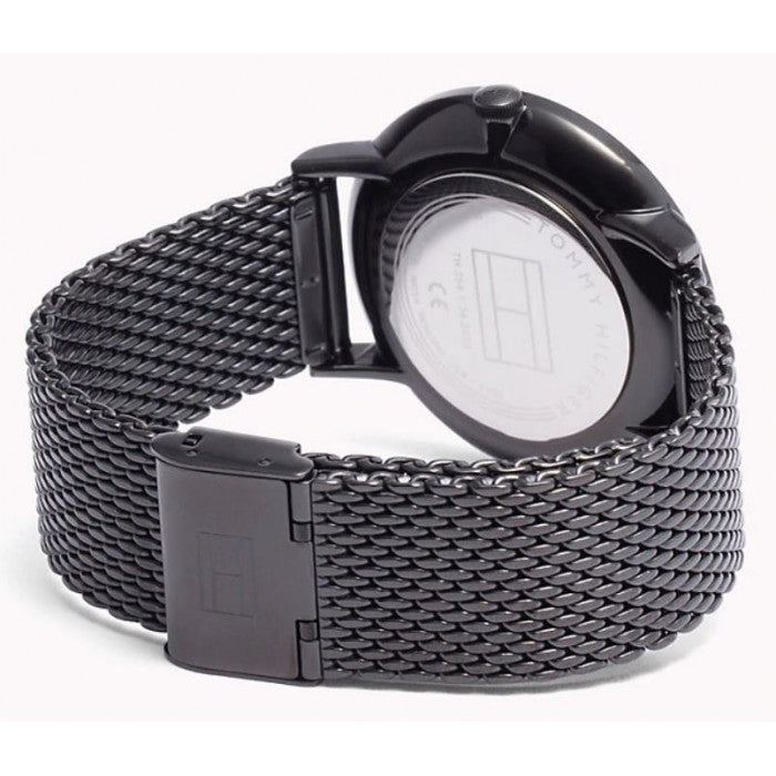 Tommy Hilfiger Men’s Quartz Stainless Steel Black Dial 40mm Watch 1791507