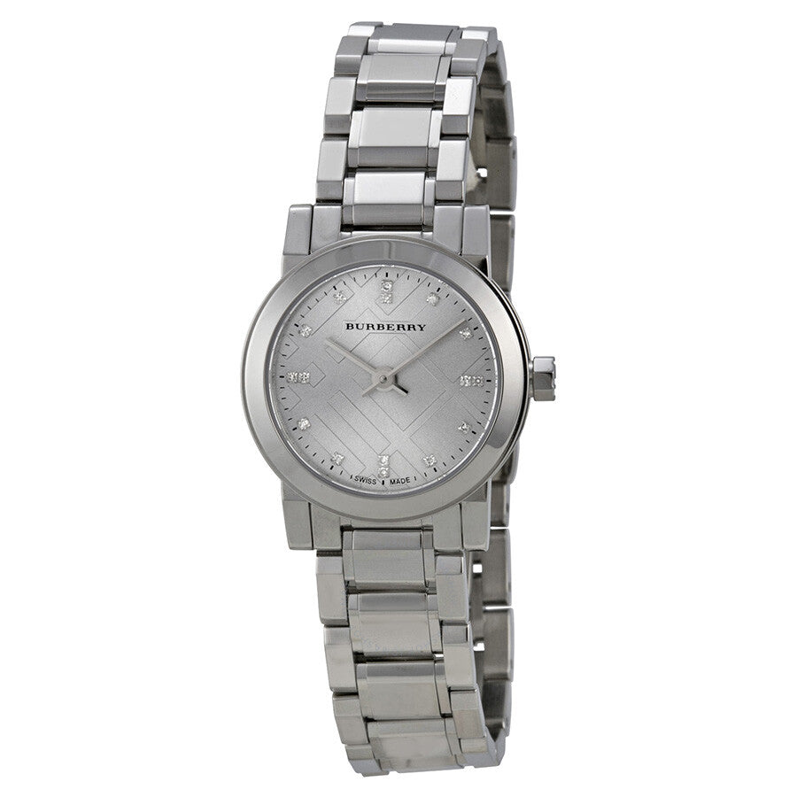 Burberry silver womens watch Clearance