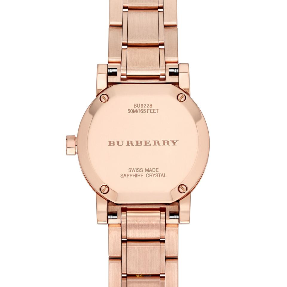 BURBERRY The City Petite Beige Dial Rose Gold-tone Ladies Watch BU9228