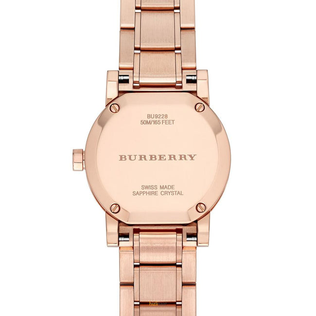 BURBERRY The City Petite Beige Dial Rose Gold-tone Ladies Watch BU9228 Main Image