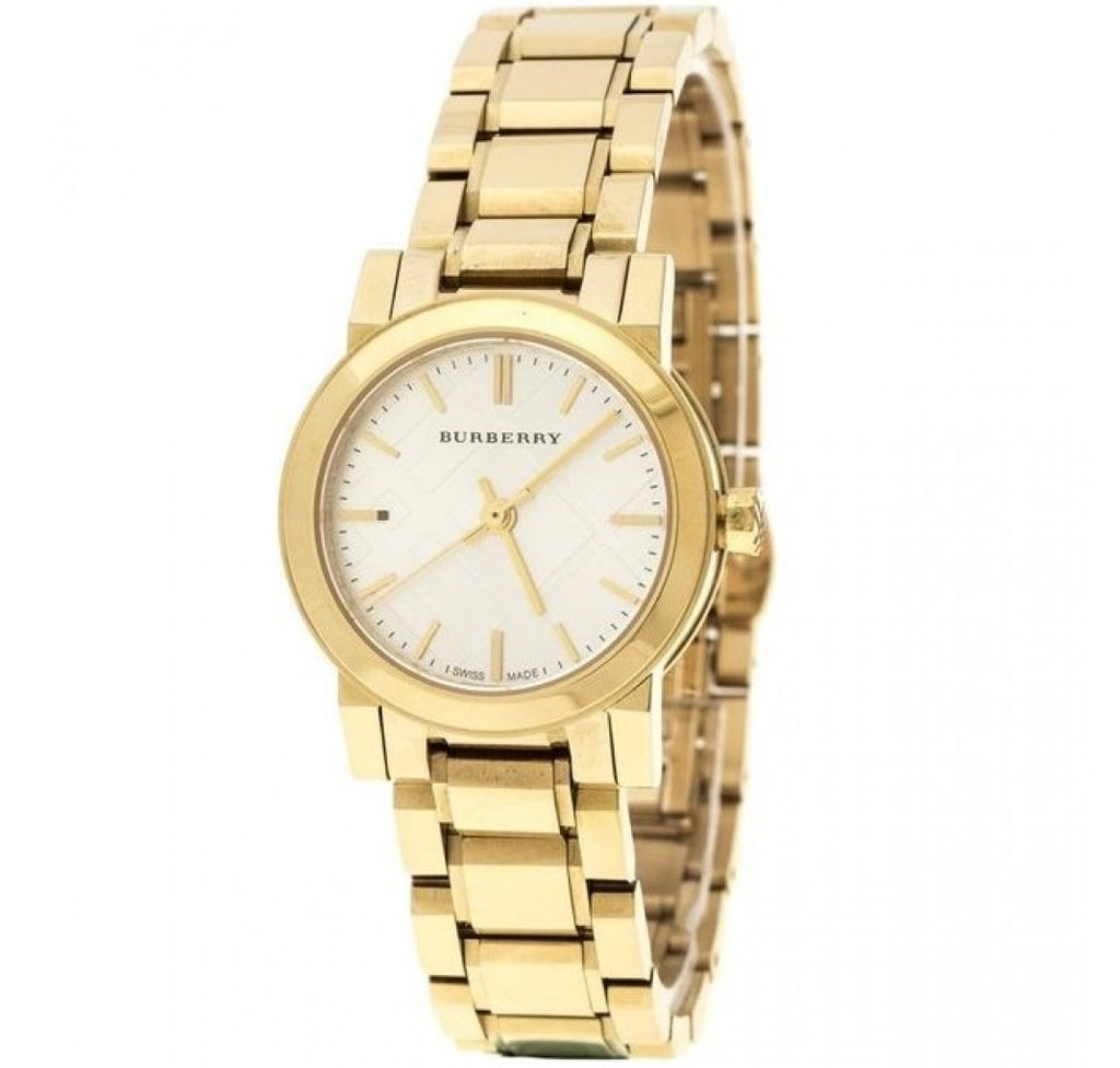 Burberry Heritage Swiss Analog Gold Plated Stainless Steel Women's Watch BU9203