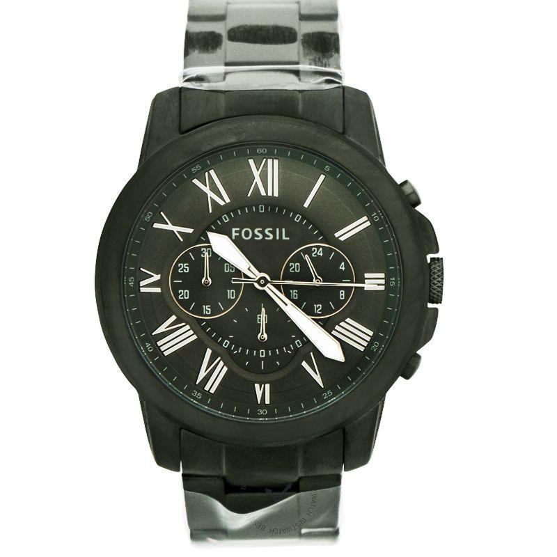 Fossil Grant Chronograph Olive Green Stainless Steel Men's Watch - FS5375