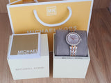 Michael Kors Women’s Quartz Stainless Steel White Dial 35mm Watch MK4515