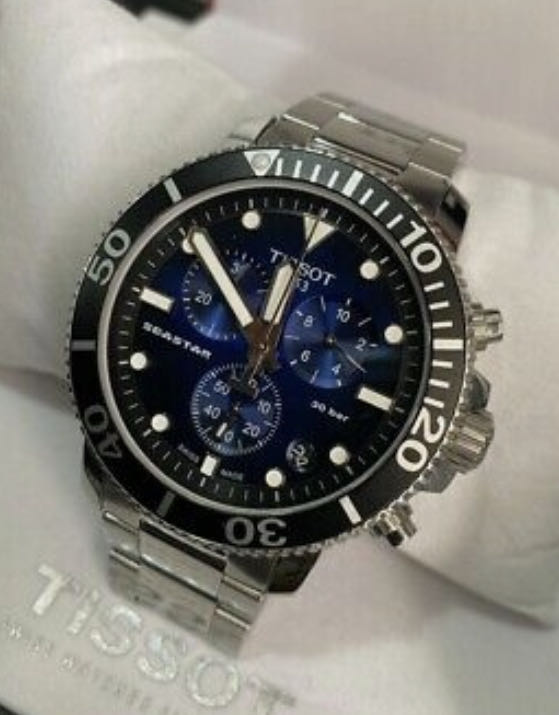 Tissot Mens Seastar Ceramic Sport Watch – Pre-OwnedWatches