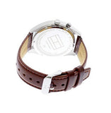 Tommy Hilfiger Men’s Quartz Leather Strap White Dial 44mm Watch 1791550