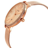 Fossil Women’s Quartz Stainless Steel Rose Gold Dial 36mm Watch ES4628