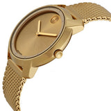 Movado Women’s Quartz Swiss Made Gold Stainless Steel Gold Dial 36mm Watch 3600242