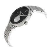 Michael Kors Women’s Quartz Stainless Steel Black Dial 36mm Watch MK3638