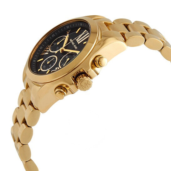 Michael Kors Women’s Chronograph Quartz Stainless Steel Black Dial 36mm Watch MK6959 Main Image