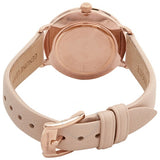 Emporio Armani Women’s Quartz Pink Leather Strap Silver Dial 32mm Watch AR11160