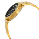 Versace Women Quartz Swiss Made Gold Stainless Steel Black Dial 36mm Watch VELS00819