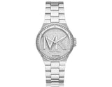 Michael Kors Women’s Quartz Stainless Steel Silver Dial 37mm Watch MK7234