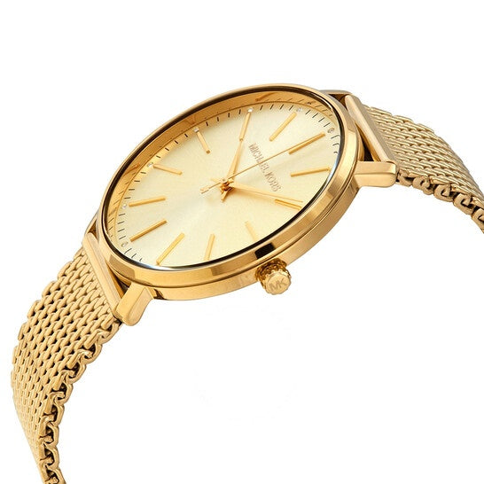 Michael Kors Women’s Quartz Gold Stainless Steel Gold Dial 38mm Watch MK4339