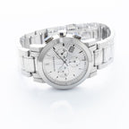 Burberry Women’s Swiss Made Quartz Stainless Steel White Dial 38mm Watch BU9750