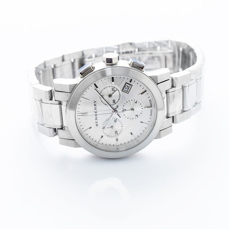 Burberry Women’s Swiss Made Quartz Stainless Steel White Dial 38mm Watch BU9750