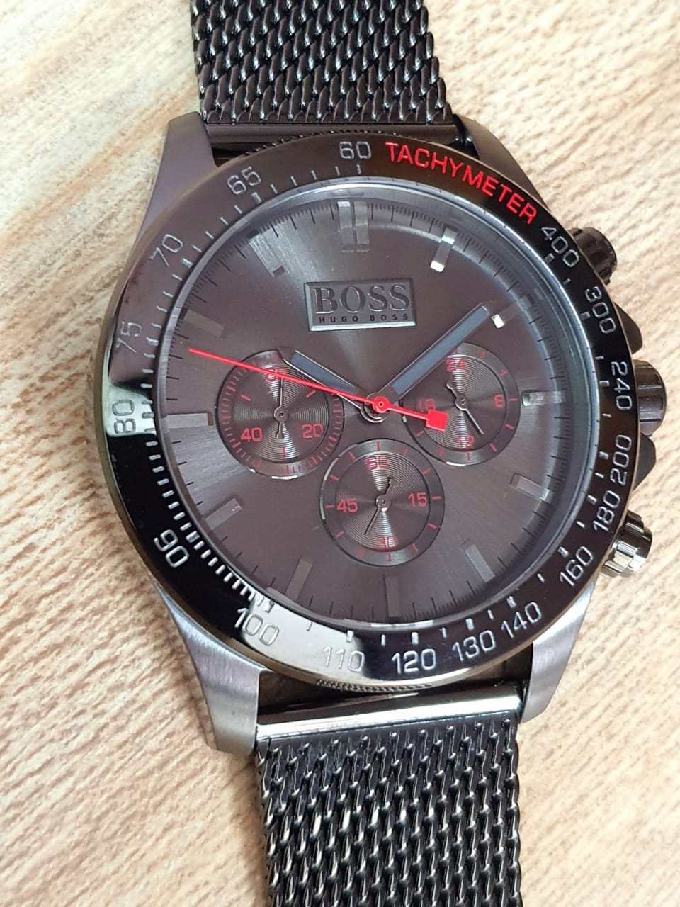Hugo Boss Men’s Chronograph Quartz Stainless Steel 46mm Watch 1513443