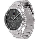 Tommy Hilfiger Men’s Chronograph Quartz Stainless Steel Grey Dial 46mm Watch 1710382