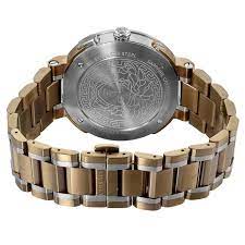 Versace Men’s Quartz Swiss Made Stainless Steel Silver Dial 46mm Watch VCN050017
