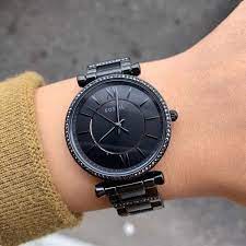 Fossil Women’s Quartz Black Stainless Steel Black Dial 35mm Watch ES4488 Hover Image