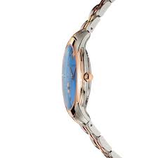Versace VELR00919 Audrey Diamond blue silver rose gold Steel Women's Watch NEW
