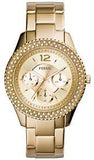 Fossil ES 3589 Stella Multifunction Gold Tone Watch