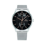 Tommy Hilfiger Men’s Quartz Stainless Steel Black Dial 44mm Watch 1791610