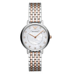 Emporio Armani Women’s Quartz Stainless Steel Mother of Pearl Dial 28mm Watch AR11094