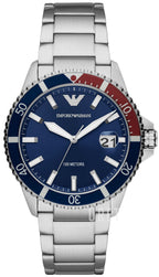 Emporio Armani Blue Dial Stainless Steel Quartz AR11339 Men’s Watch