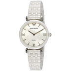 Emporio Armani Women’s Quartz Stainless Steel Mother of Pearl 30mm Watch AR1485