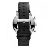 Emporio Armani Men’s Chronograph Quartz Leather Strap Blue Dial 41mm Watch AR1733