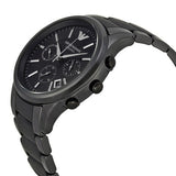 Emporio Armani Men’s Chronograph Quartz Stainless Steel Black Dial 43mm Watch AR1452