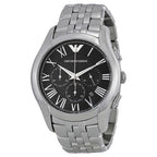 Emporio Armani Men’s Chronograph Stainless Steel Black Dial 44mm Watch AR1786