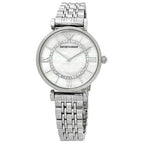 Emporio Armani Women’s Quartz Stainless Steel Mother of pearl Dial 32mm Watch AR1908