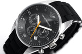 Emporio Armani Men’s Chronograph Quartz Stainless Steel Black Dial 40mm Watch AR5858
