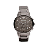 Emporio Armani Men’s Quartz Stainless Steel Grey Dial 43mm Watch AR2454