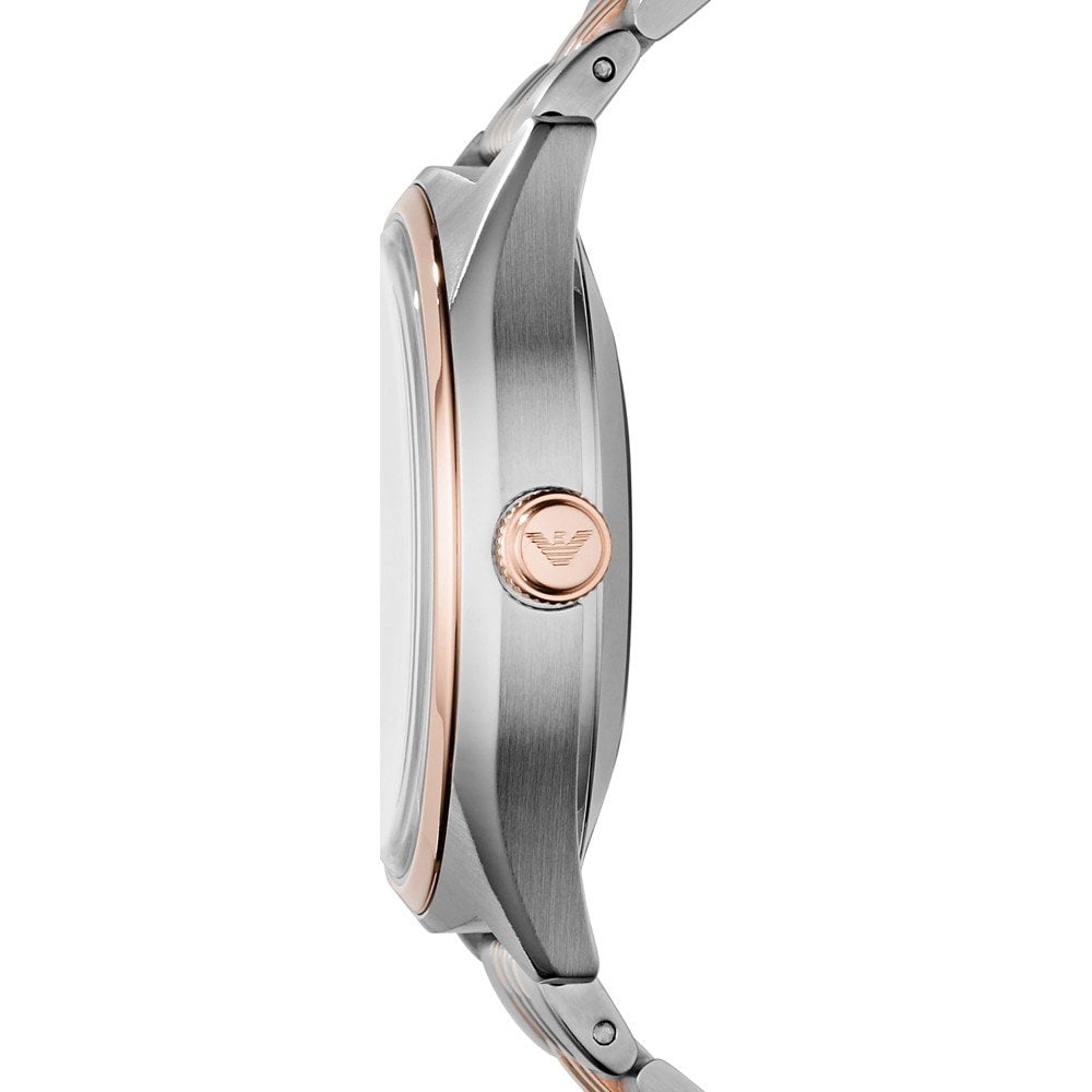Emporio Armani Men’s Japanese Automatic Stainless Steel White Dial 43mm AR60002