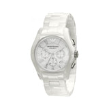 Emporio Armani Women’s Quartz Stainless Steel White Dial 42mm Watch AR1403