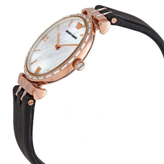 Emporio Armani Women’s Analog Mother of Pearl Dial 32mm Watch AR11295