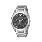 Emporio Armani Men’s Quartz Stainless Steel Black Dial 44mm Watch AR11083