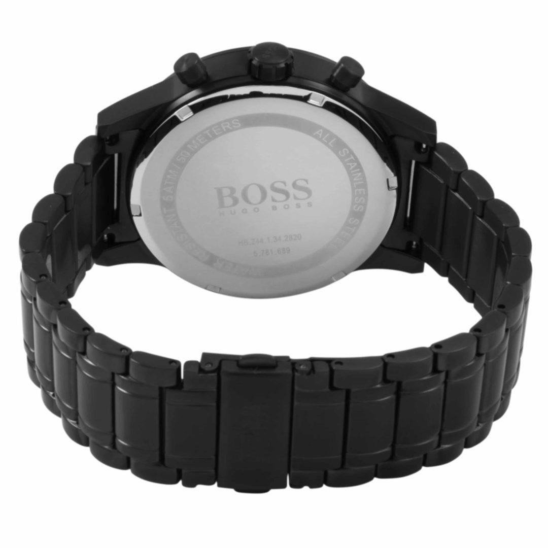 Hugo Boss Men’s Quartz Stainless Steel Black Dial 46mm Watch 1513275
