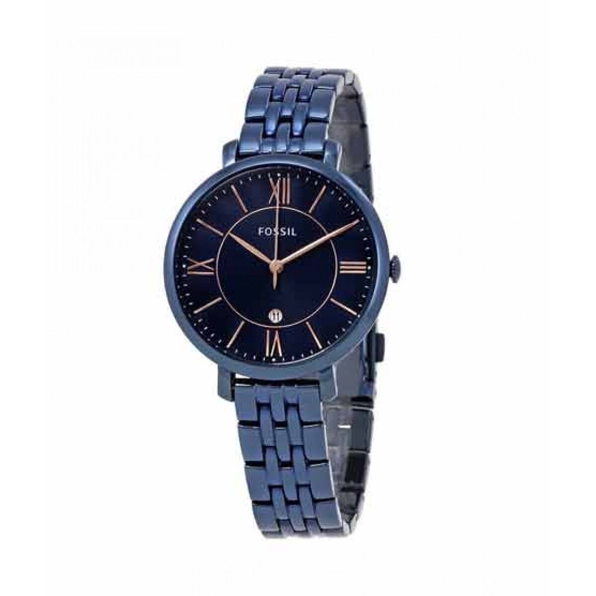 Fossil Women’s Quartz Stainless Steel Blue Dial 36mm Watch ES4094