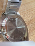 Gucci Men’s Swiss Made Quartz Stainless Steel Silver 41mm Watch YA142308