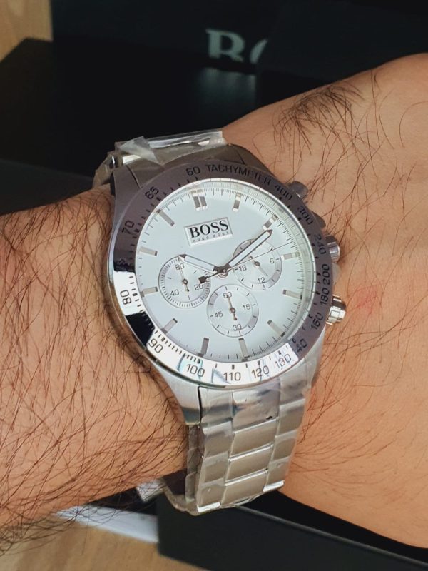 Hugo Boss Men’s Chronograph Quartz Stainless Steel 44mm Watch 1512962