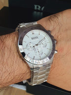 Hugo Boss Men’s Chronograph Quartz Stainless Steel 44mm Watch 1512962