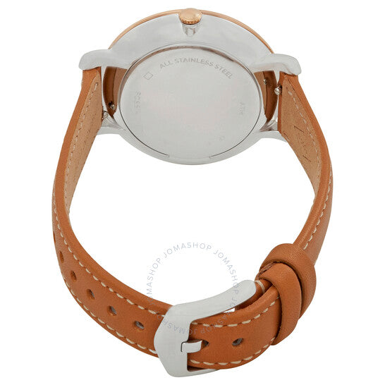 FOSSIL Jacqueline Blue Dial Ladies Leather Watch ES4274